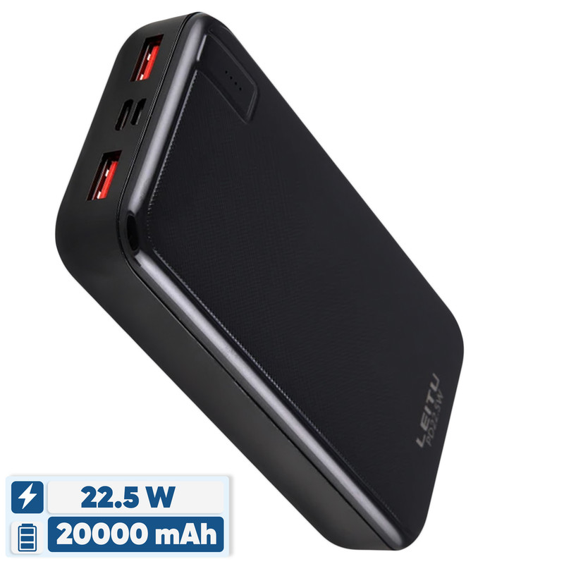 پاوربانک 22.5 وات لیتو مدل LP-42 ظرفیت 20000 میلی‌آمپرساعت