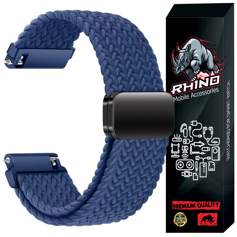 بند راینو مدل Braid Magnet مناسب برای ساعت هوشمند سامسونگ Galaxy Watch 4 / 5 / 6 / 7
