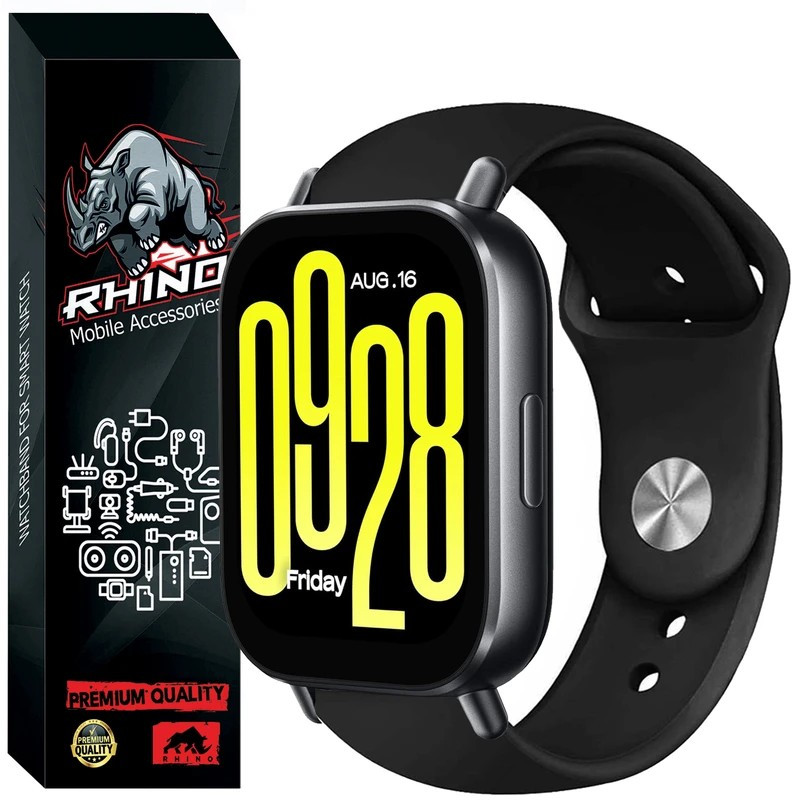 بند راینو مدل Silicone مناسب برای ساعت هوشمند شیائومی Redmi Watch 5 Active / Redmi Watch 5 Lite 22MM