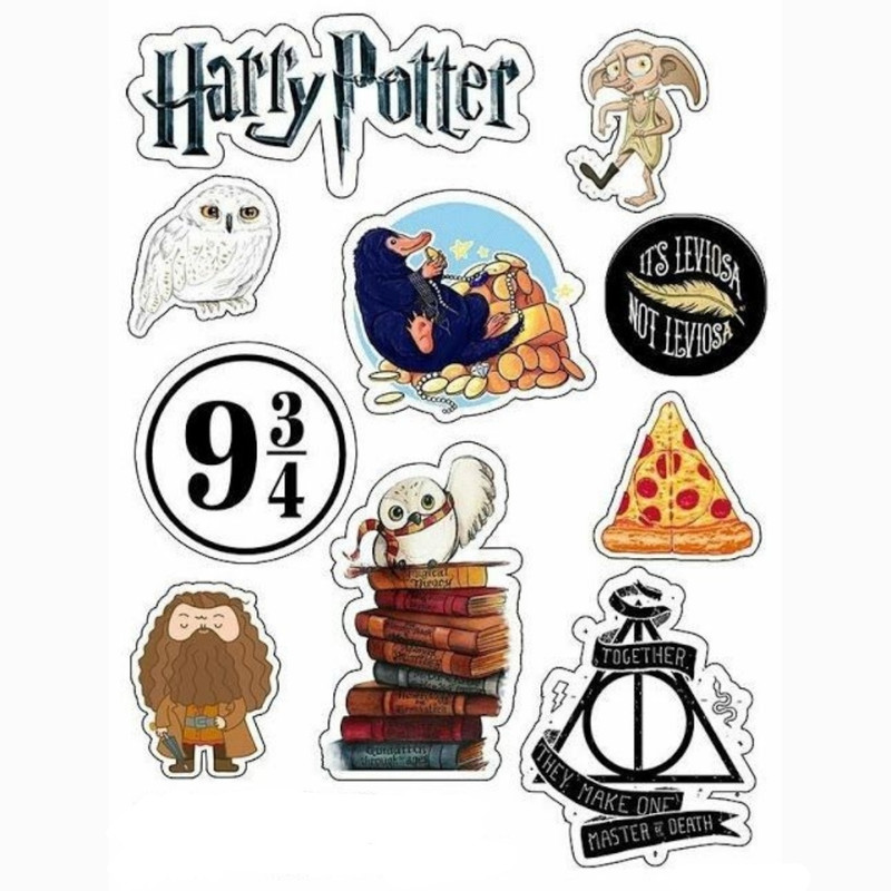 استیکر طرح harry potter مجموعه 10 عددی