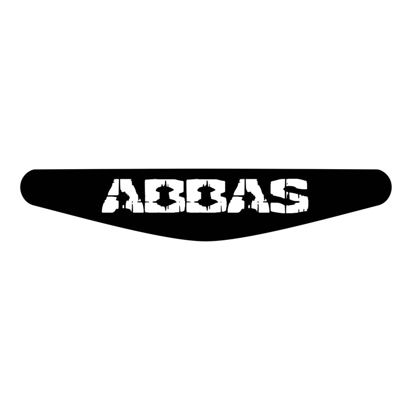 برچسب لایت بار دسته پلی استیشن 4 ونسونی طرح Abbas