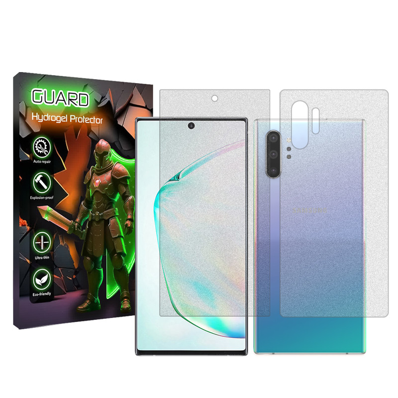 محافظ صفحه نمایش مات گارد مدل Tough مناسب برای گوشی موبایل سامسونگ Galaxy Note10 Plus 5G به همراه محافظ پشت گوشی