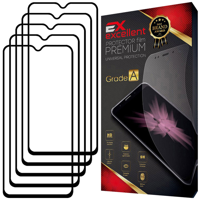 محافظ صفحه نمایش شیشه ای ایکس اکسلنت مدل XFU مناسب برای گوشی موبایل شیائومی Redmi 8A Pro بسته پنج عددی