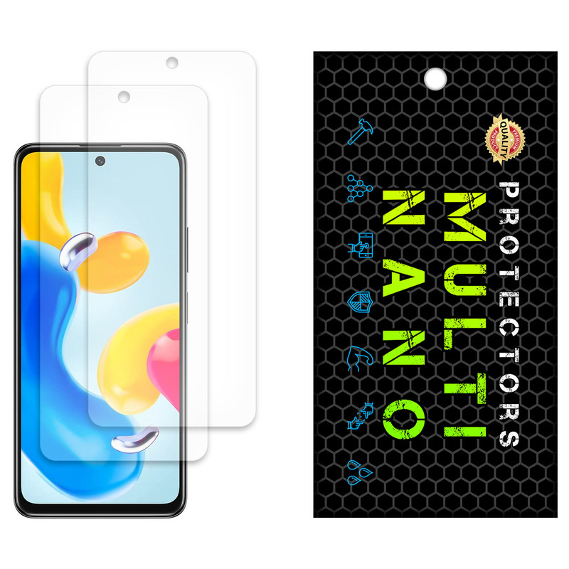 محافظ صفحه نمایش مات مولتی نانو مدل X-S2M مناسب برای گوشی موبایل شیائومی Redmi Note 11S 5G بسته دو عددی