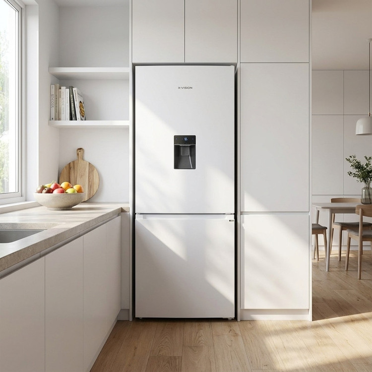 یخچال فریزر طرح فریزر پایین 20 فوت ایکس ویژن مدل HB470-WI/SI