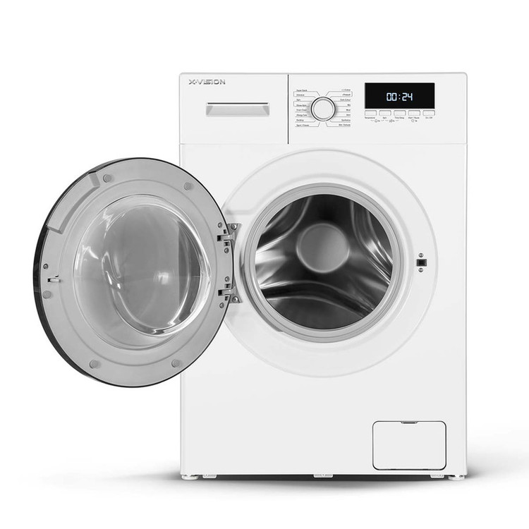 ماشین لباسشویی 6 کیلوگرم اتوماتیک ایکس ویژن مدل TE62-AW/AS