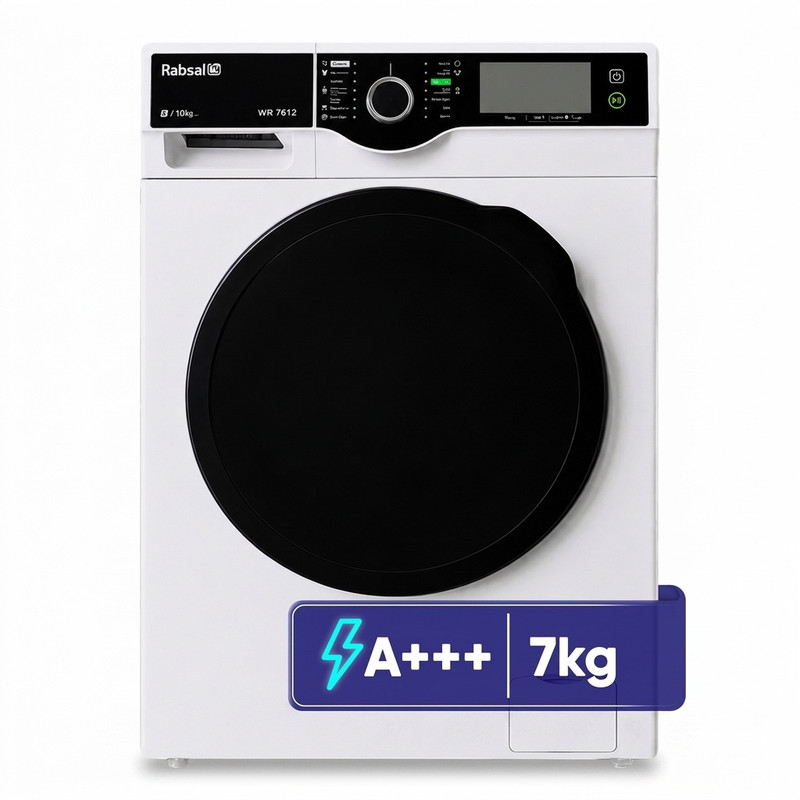 ماشین لباسشویی 7 کیلوگرم اتوماتیک آبسال مدل WBI7612-W