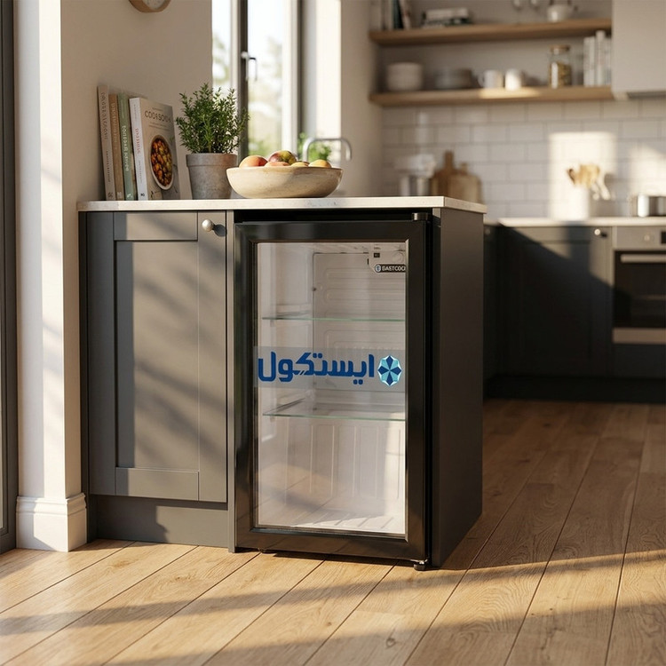 یخچال 3 فوت ایستکول مدل TM-4164-HS، با ارتفاع 59، پهنای 44.5 و عمق 53 سانتیمتر، میزان مصرف انرژی B، دارای 3 طبقه