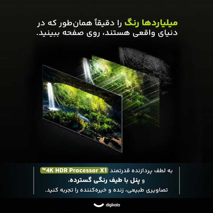 تلویزیون 55 اینچ ال ای دی هوشمند سونی مدل KD-55X80L