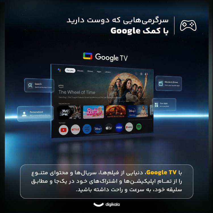 تلویزیون 65 اینچ ال ای دی هوشمند سونی مدل KD-65X80L