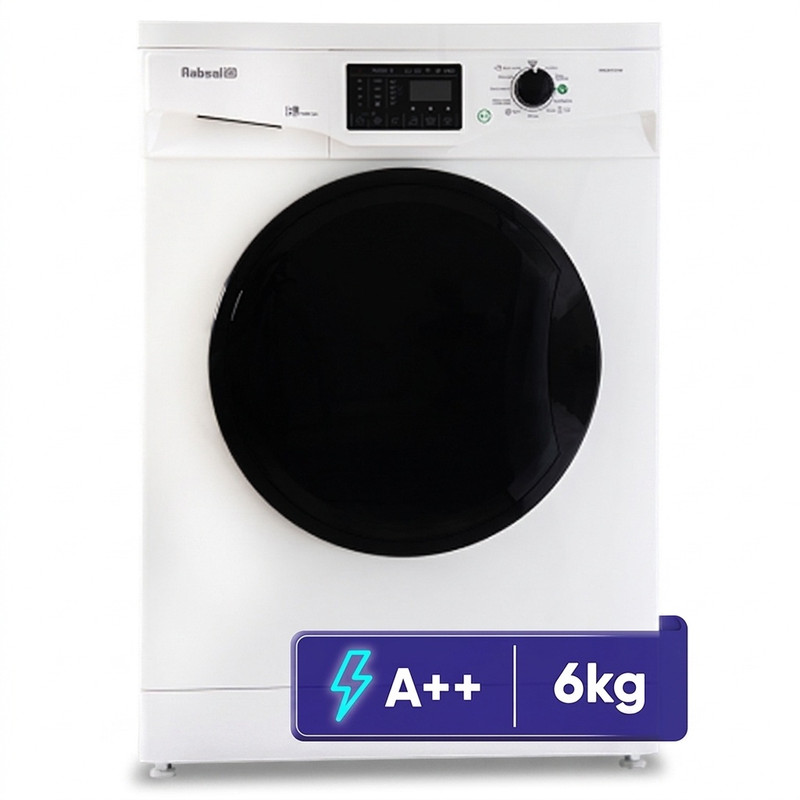 ماشین لباسشویی 6 کیلوگرم اتوماتیک آبسال مدل  WNU6510-W