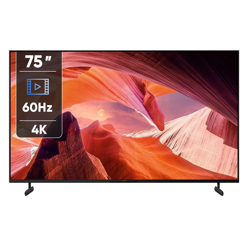 تلویزیون 75 اینچ ال ای دی هوشمند سونی مدل KD-75X80L