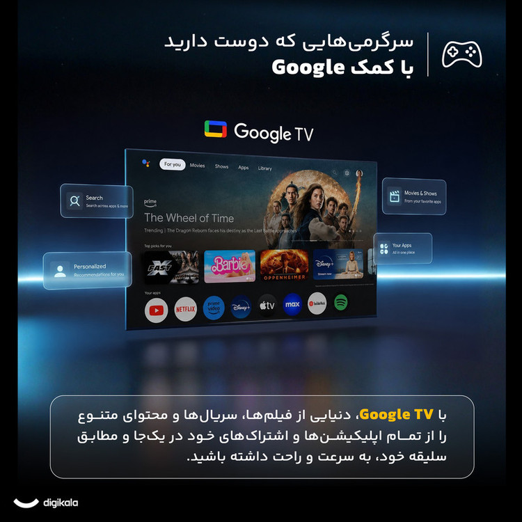 تلویزیون 75 اینچ ال ای دی هوشمند سونی مدل KD-75X80L