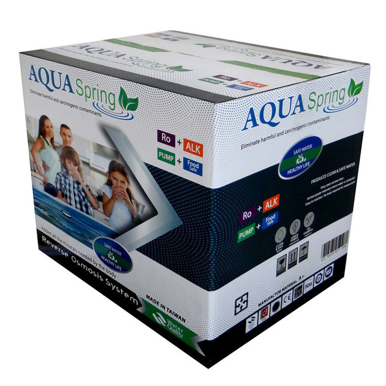 دستگاه تصفیه کننده آب آکوآ اسپرینگ مدل RO-SF5580 به همراه فیلتر تصفیه آب مجموعه 4 عددی