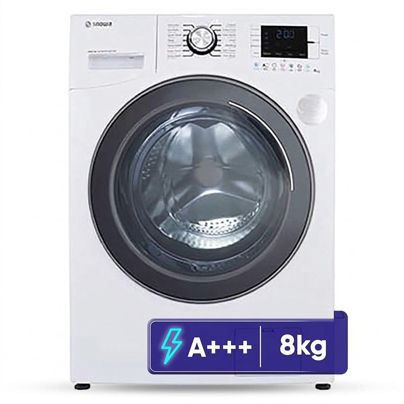 ماشین لباسشویی 8 کیلوگرم اتوماتیک اسنوا مدل SWM-D80W