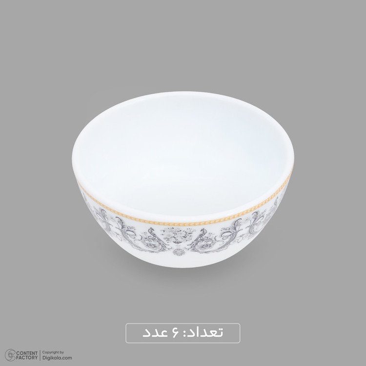 سرویس غذاخوری اوپال 26 پارچه 6 نفره آیروپال مدل گرد کلاسیک ورژن 3 آیگین