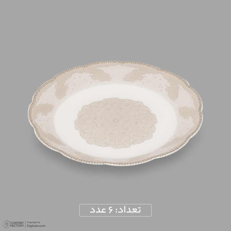 سرویس غذاخوری اوپال 26 پارچه 6 نفره دینو مدل نیلوفری ورژن 113003