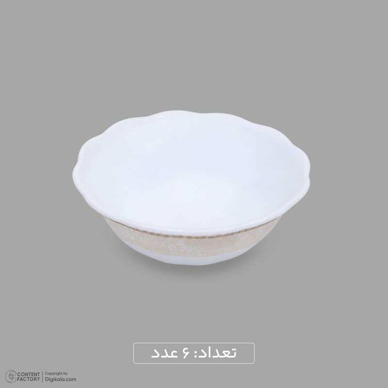 سرویس غذاخوری اوپال 26 پارچه 6 نفره دینو مدل نیلوفری ورژن 113003