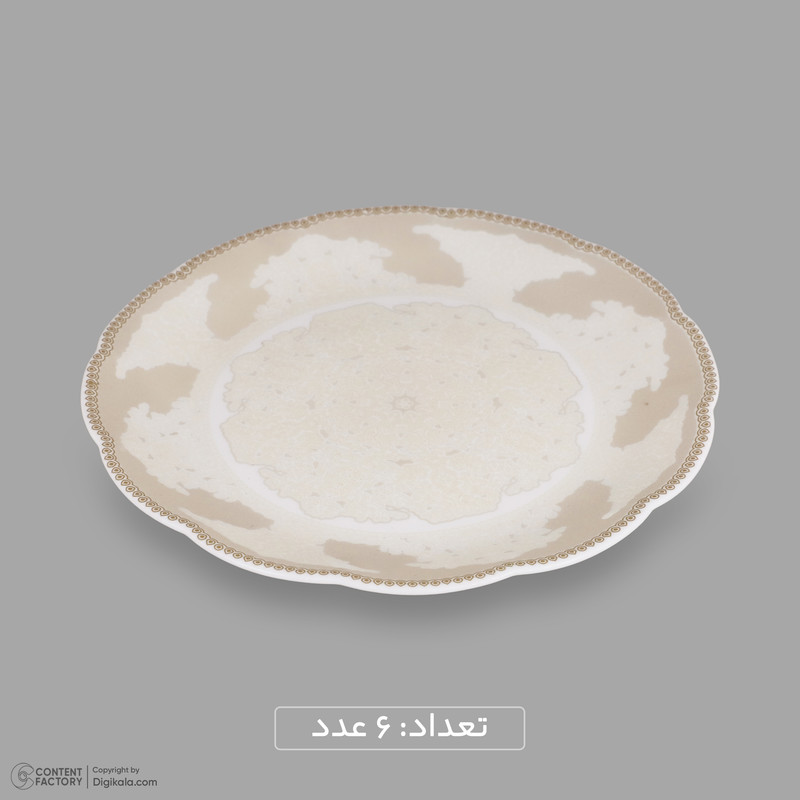 سرویس غذاخوری اوپال 26 پارچه 6 نفره دینو مدل نیلوفری ورژن 113003