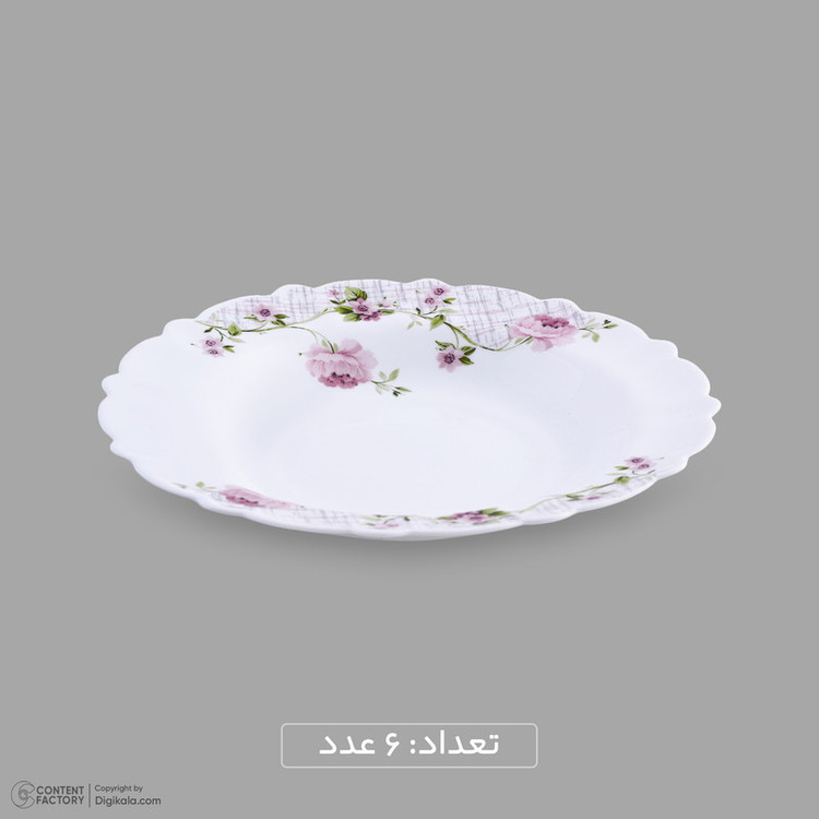 سرویس غذاخوری اوپال 18 پارچه 6 نفره آیروپال مدل سارا