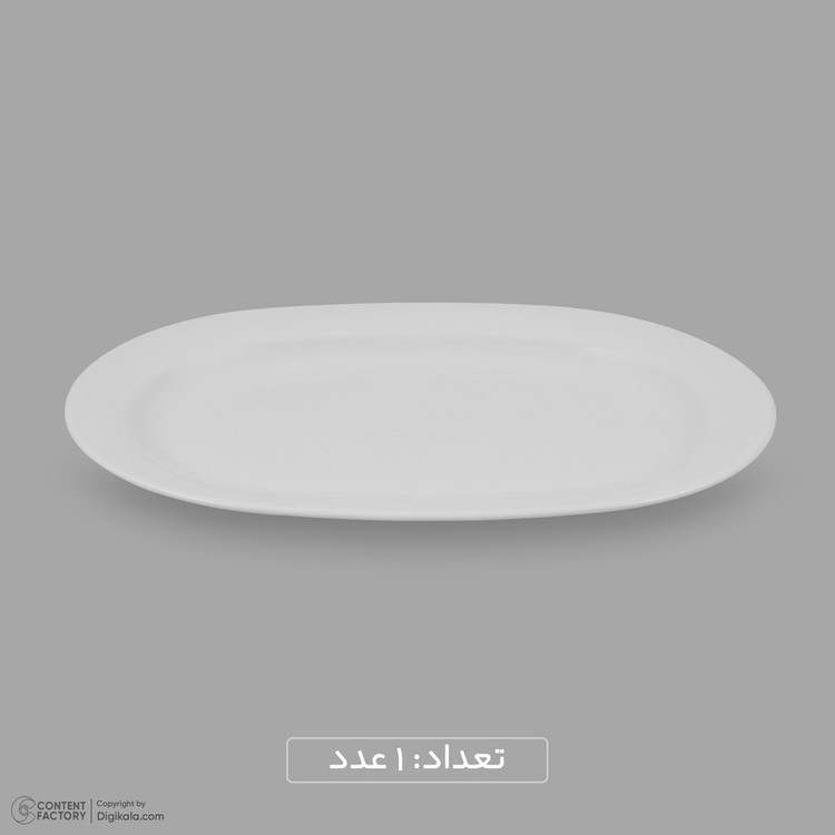 سرویس غذاخوری چینی 25 پارچه 6 نفره مقصود مدل دایره کد 003