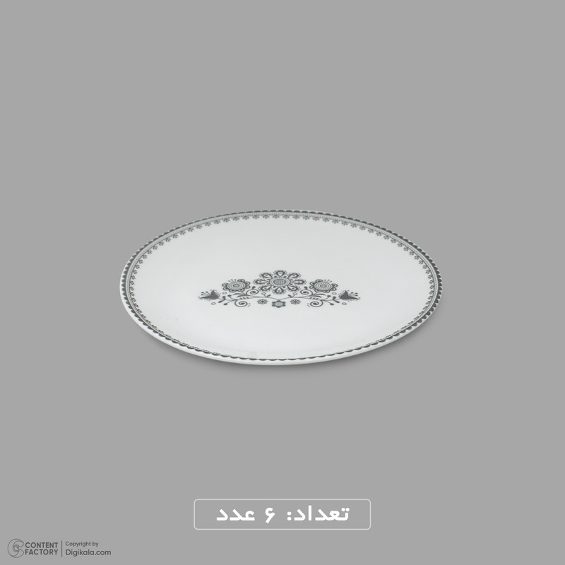 سرویس غذاخوری اوپال 26 پارچه 6 نفره آیروپال مدل گرد کلاسیک ورژن 2 آرورا