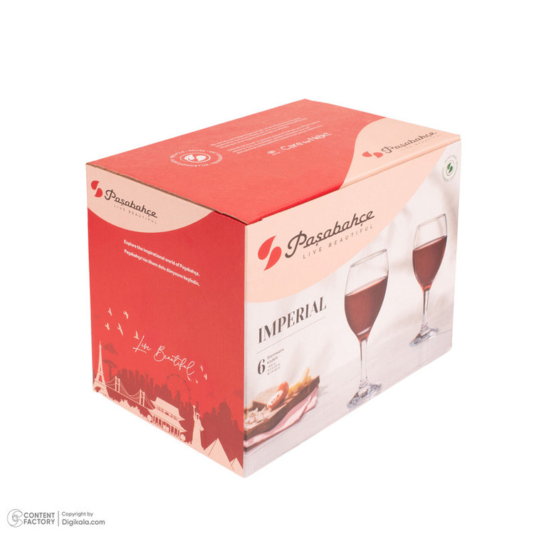 لیوان پاشاباغچه مدل گیلاس IMPERIAL 44745 بسته 6 عددی