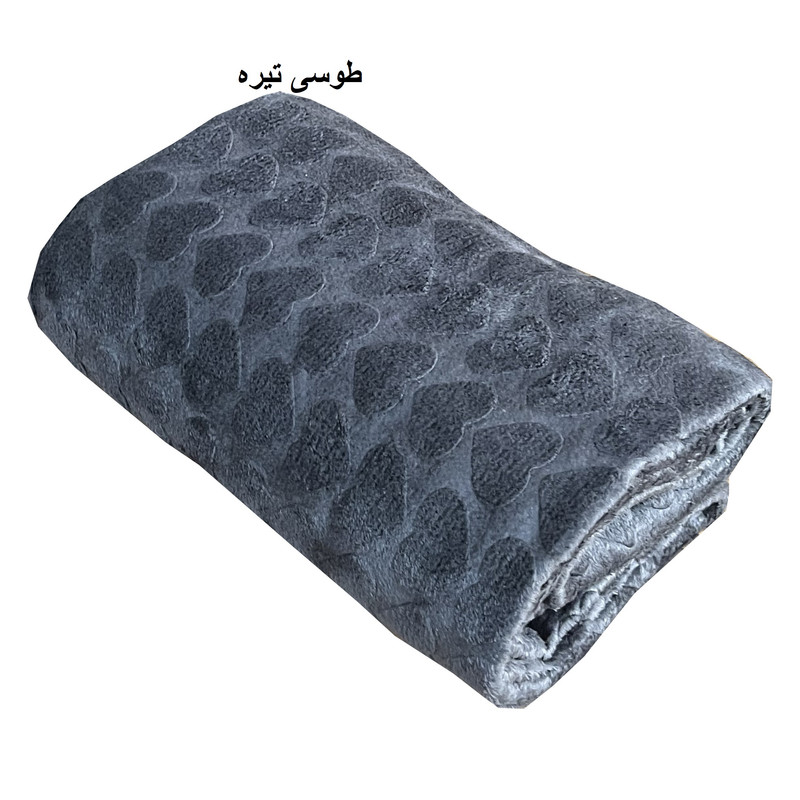 پتو مسافرتی 1 نفر شایسته مدل قلبی سایز 200×155 سانتیمتر
