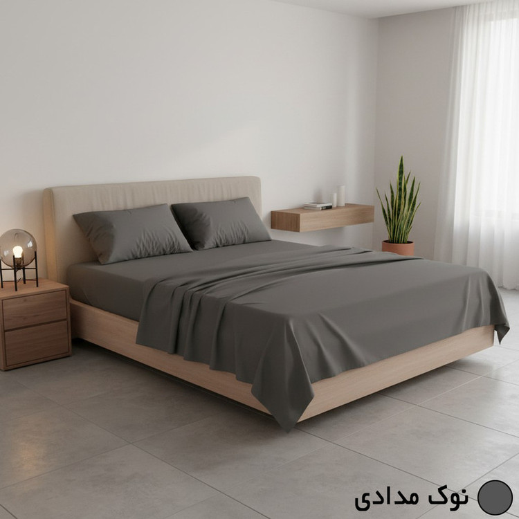 سرویس ملحفه 2 نفره 4 تکه مانیکاهوم مدل simple plus