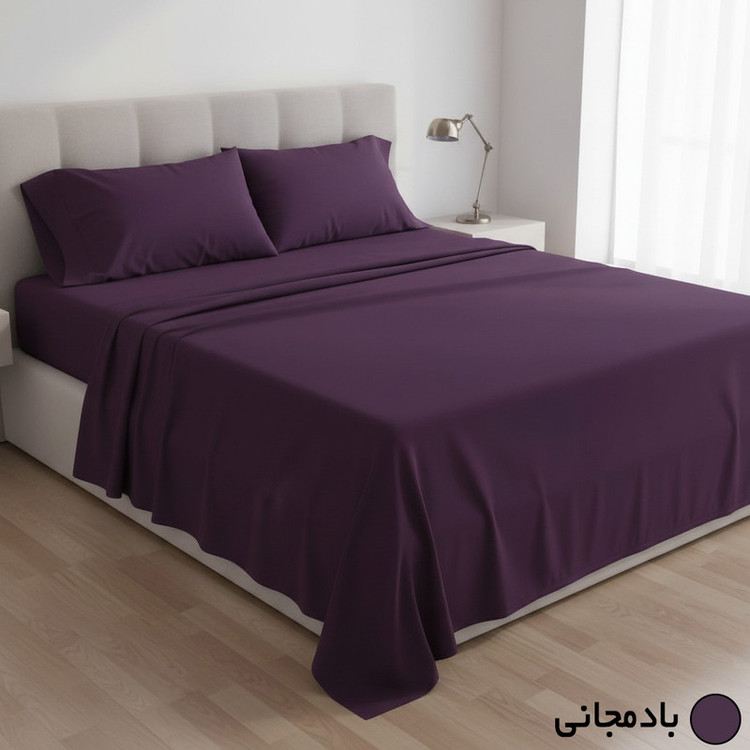 سرویس ملحفه 2 نفره 4 تکه مانیکاهوم مدل simple plus