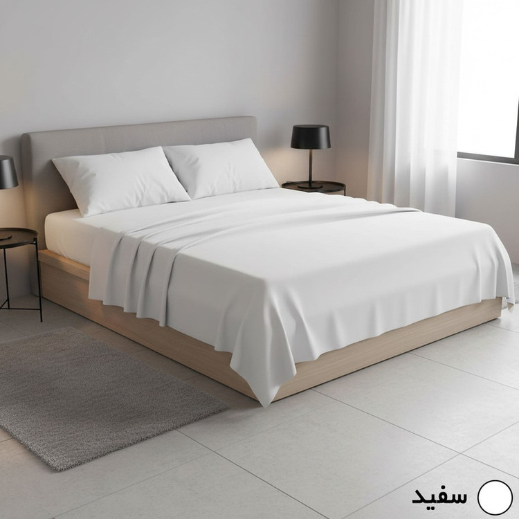 سرویس ملحفه 2 نفره 4 تکه مانیکاهوم مدل simple plus