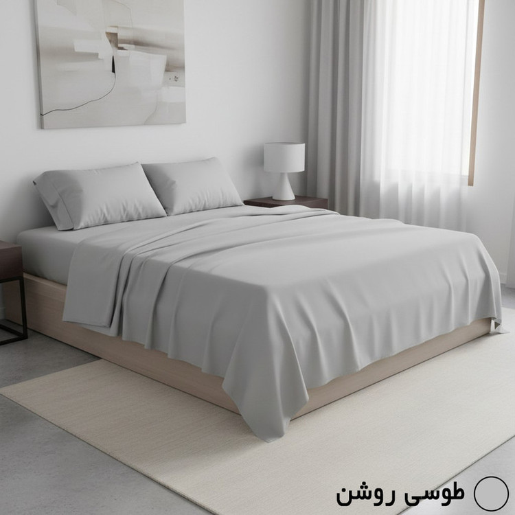 سرویس ملحفه 2 نفره 4 تکه مانیکاهوم مدل simple plus