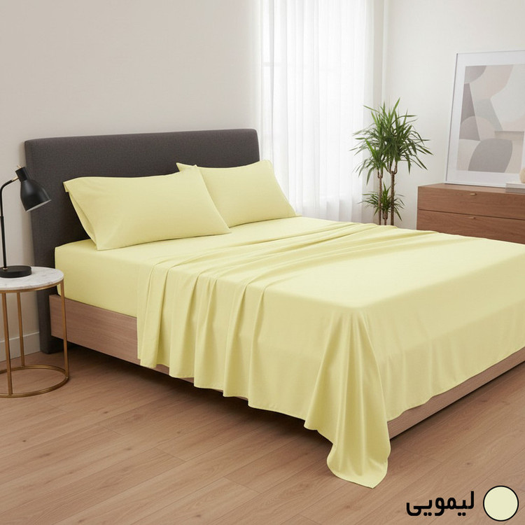 سرویس ملحفه 2 نفره 4 تکه مانیکاهوم مدل simple plus