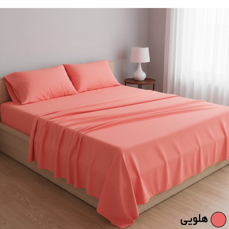 سرویس ملحفه 2 نفره 4 تکه مانیکاهوم مدل simple plus