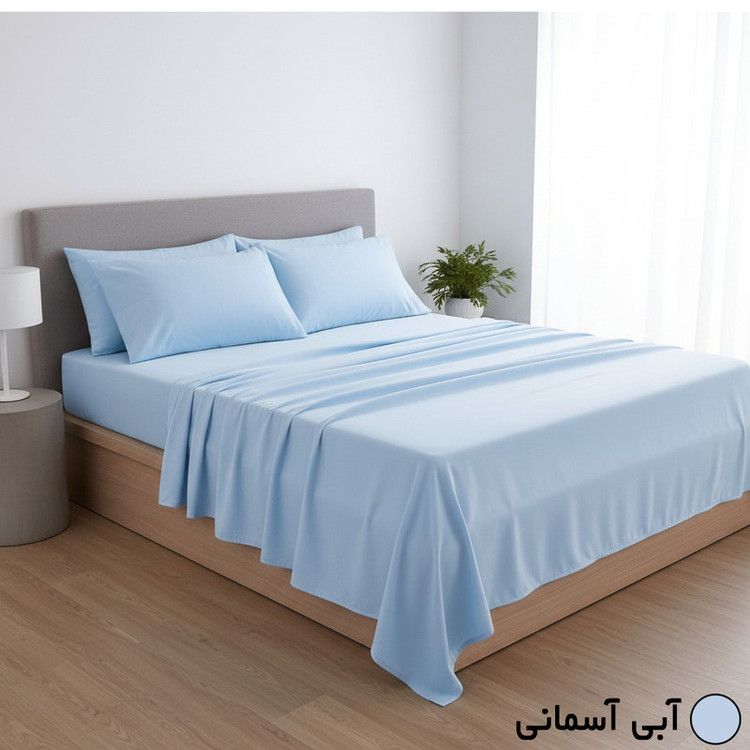 سرویس ملحفه 2 نفره 4 تکه مانیکاهوم مدل simple plus