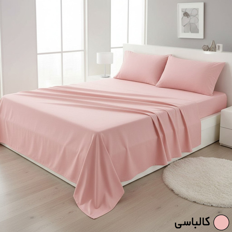 سرویس ملحفه 2 نفره 4 تکه مانیکاهوم مدل simple plus