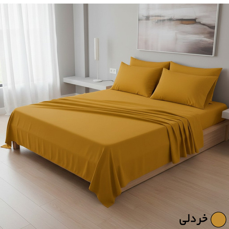 سرویس ملحفه 2 نفره 4 تکه مانیکاهوم مدل simple plus