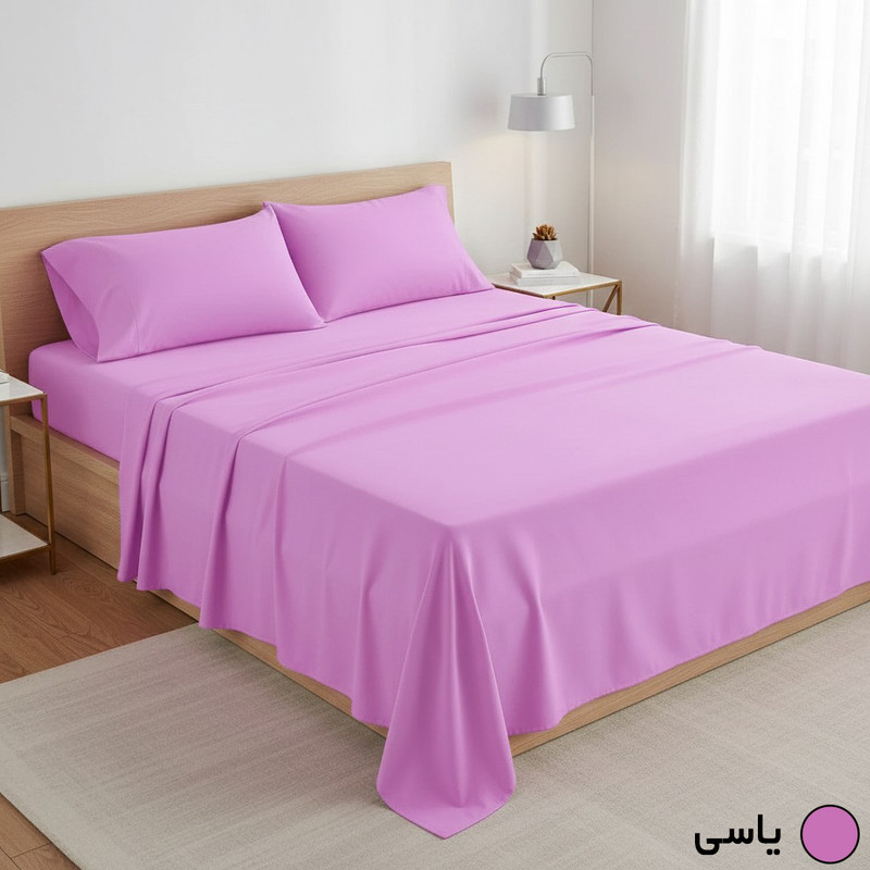 سرویس ملحفه 2 نفره 4 تکه مانیکاهوم مدل simple plus