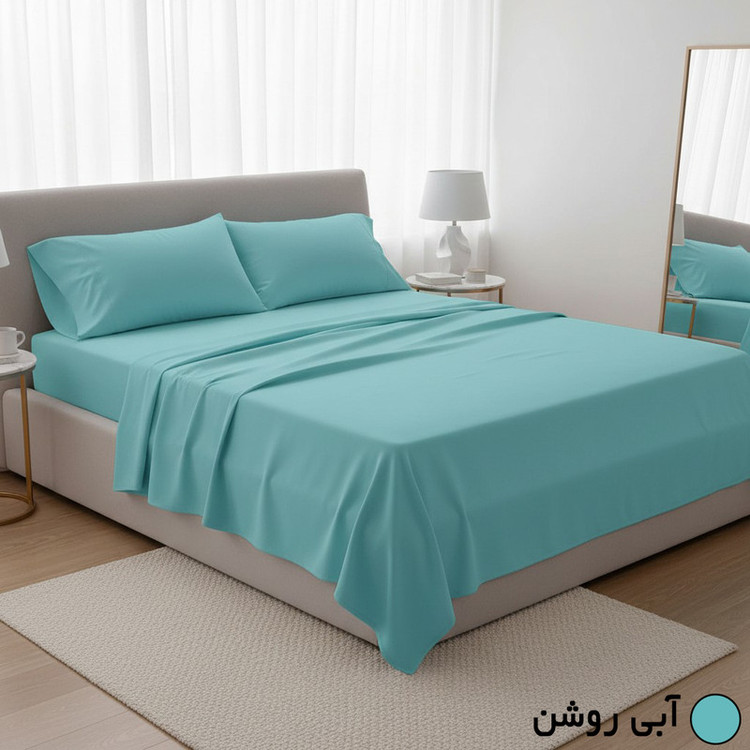 سرویس ملحفه 2 نفره 4 تکه مانیکاهوم مدل simple plus