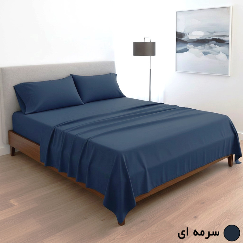 سرویس ملحفه 2 نفره 4 تکه مانیکاهوم مدل simple plus
