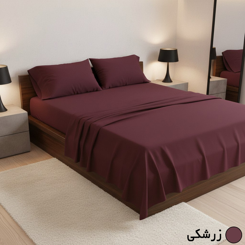 سرویس ملحفه 2 نفره 4 تکه مانیکاهوم مدل simple plus