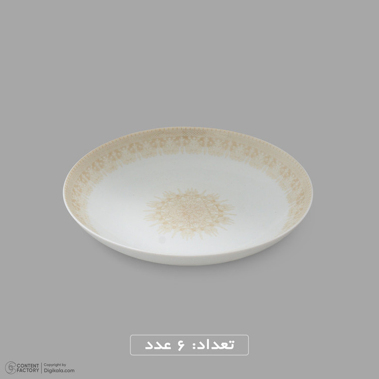 سرویس غذاخوری اوپال 26 پارچه 6 نفره دینو مدل گرد کلاسیک ورژن 3 26007