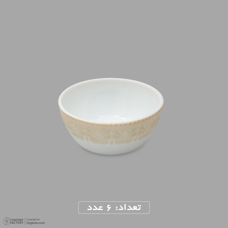 سرویس غذاخوری اوپال 26 پارچه 6 نفره دینو مدل گرد کلاسیک ورژن 3 26007