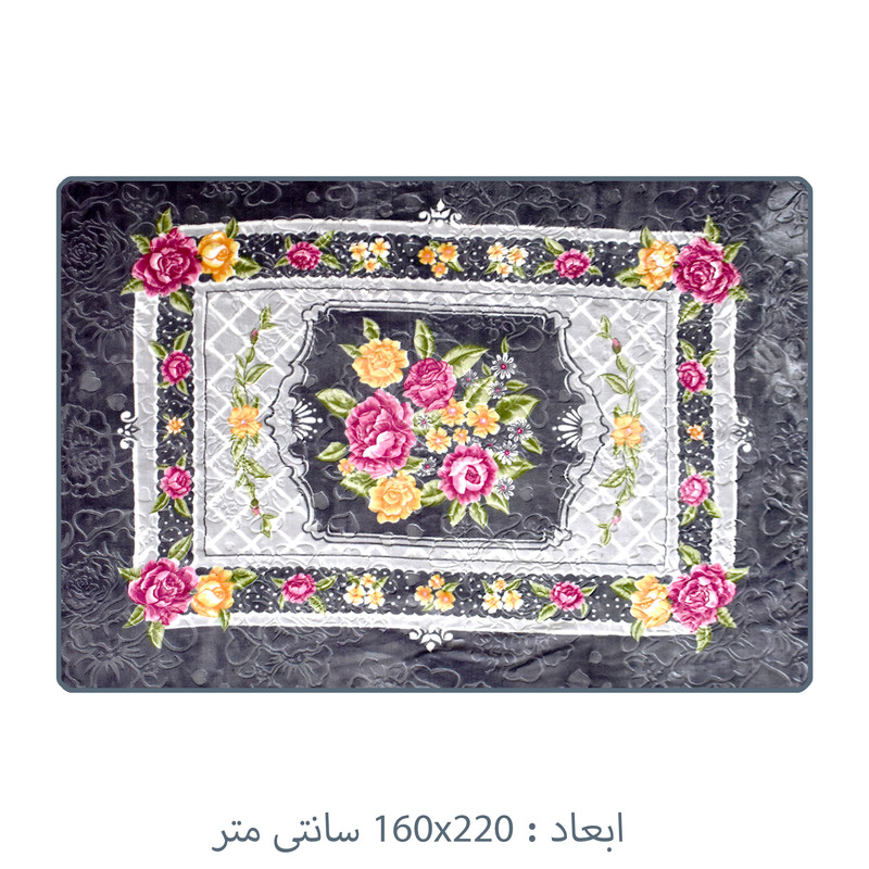 پتو 1 نفره گلبافت مدل برتر کد 129/27 سایز 160x220 سانتیمتر