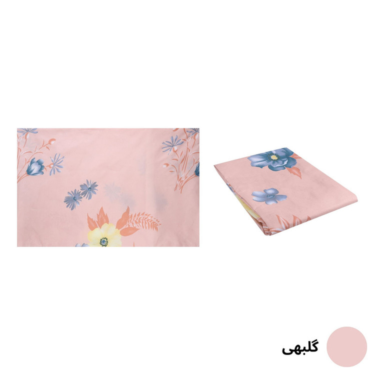 کاور تشک مهمان نرم بافت مدل 001 یک نفره سایز 190x90 سانتی متر به همراه روبالشی