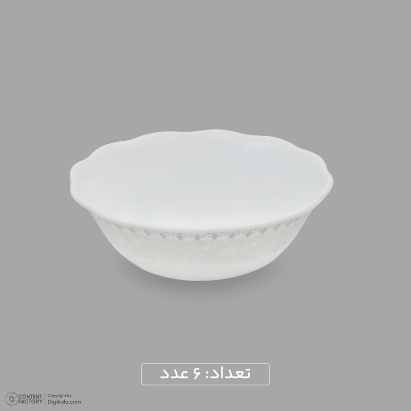 سرویس غذاخوری اوپال 26 پارچه 6 نفره دینو مدل نیلوفری 703