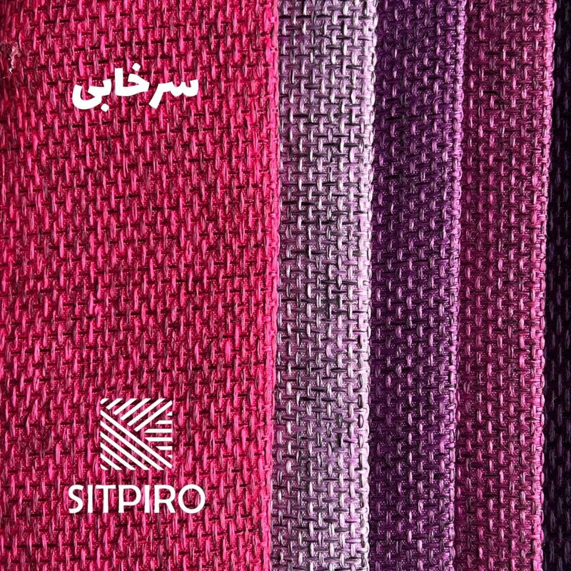 پرده نوین پرده خورشید مدل کتان ملانژ NR117 سایز 180x140 سانتیمتر