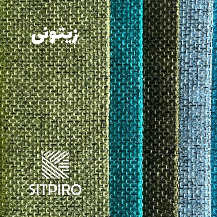 پرده نوین پرده خورشید مدل کتان ملانژ NR117 سایز 180x140 سانتیمتر