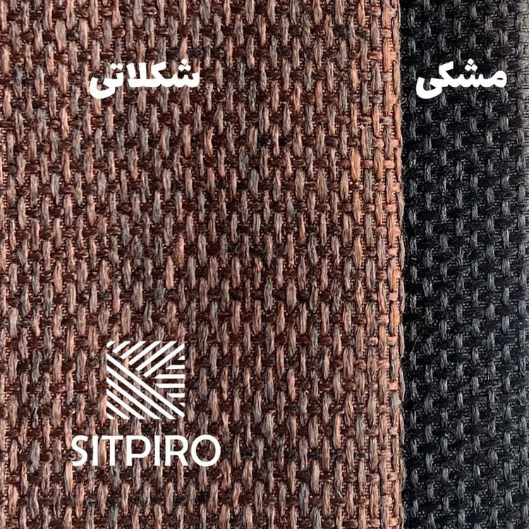 پرده نوین پرده خورشید مدل کتان ملانژ NR117 سایز 180x140 سانتیمتر