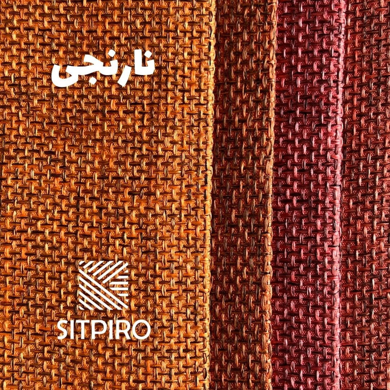 پرده نوین پرده خورشید مدل کتان ملانژ NR117 سایز 180x140 سانتیمتر